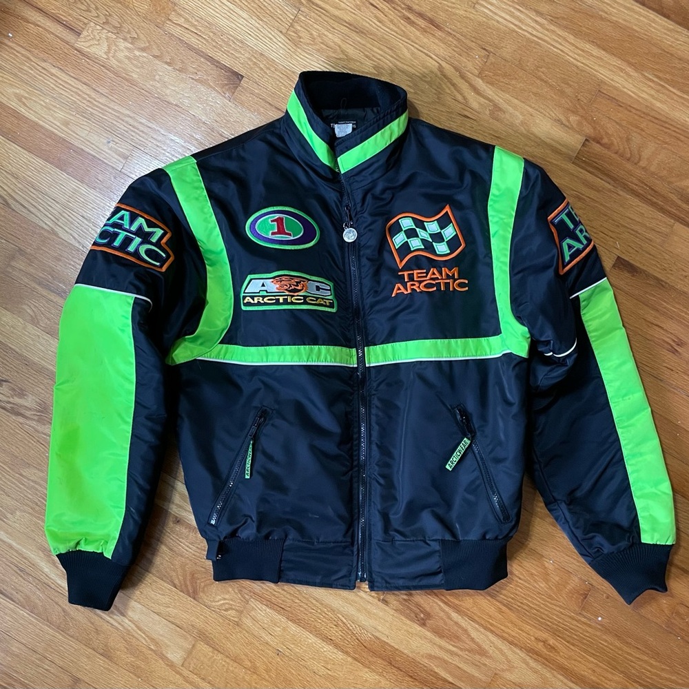 Arctic Cat Men’s Black ZR jacket excellent used condition size medium